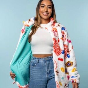 🎂Cakeworthy honey dukes Sherpa jacket